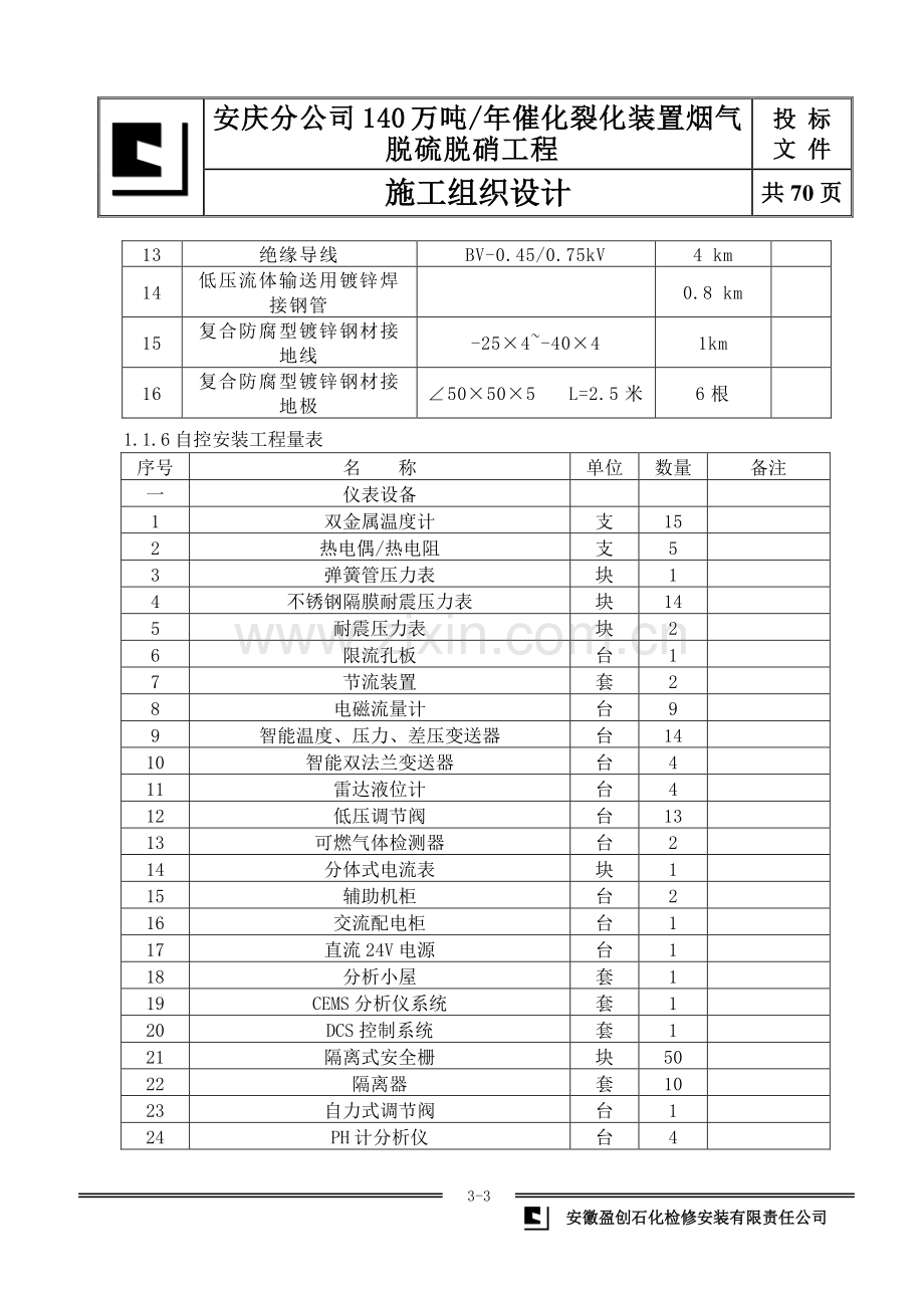 催化烟气脱硫脱硝施工组织设计.doc_第3页