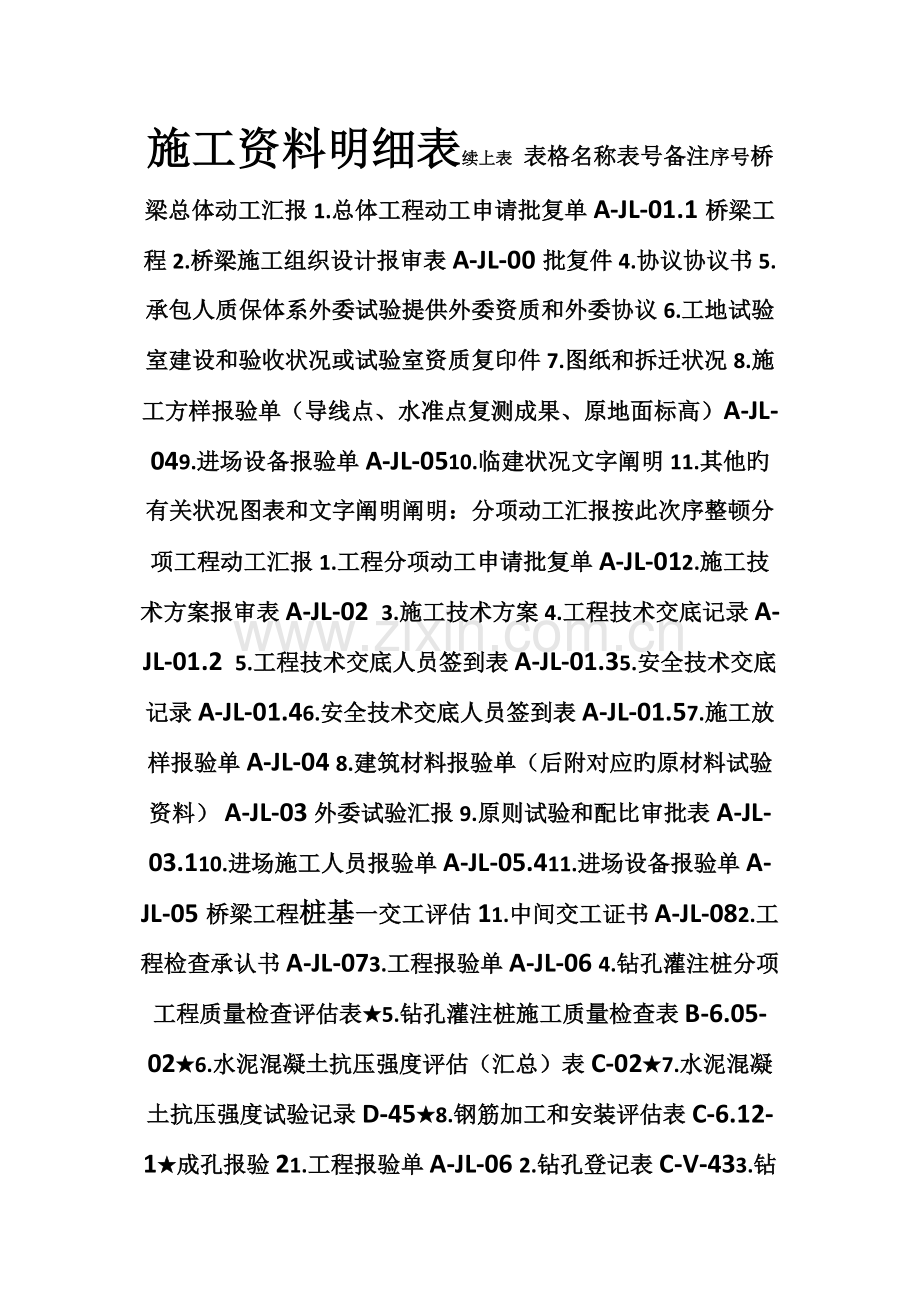 桥梁施工表格.doc_第1页