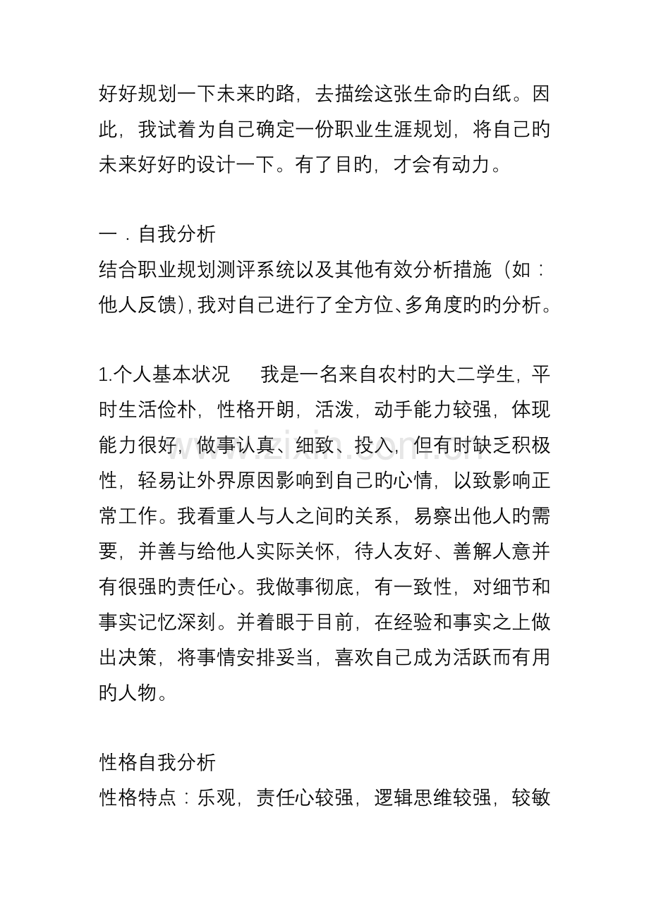 软件技术专业大学生职业生涯规划.docx_第3页