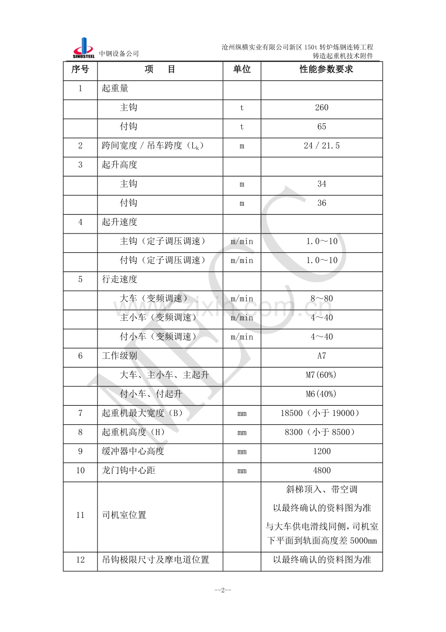 炼钢工程铸造起重机技术协议.doc_第3页