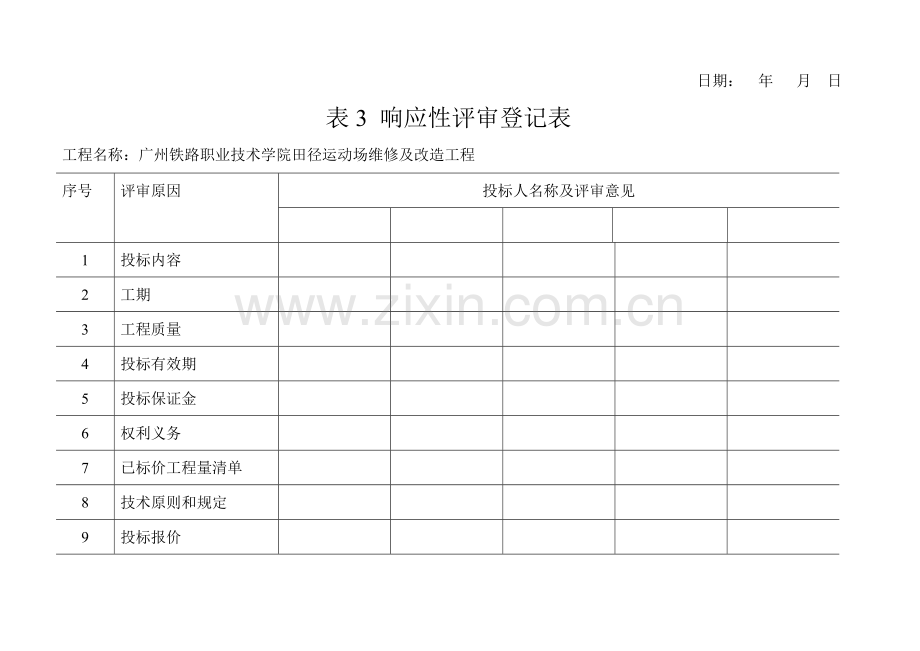 项目管理机构评审记录表.doc_第3页