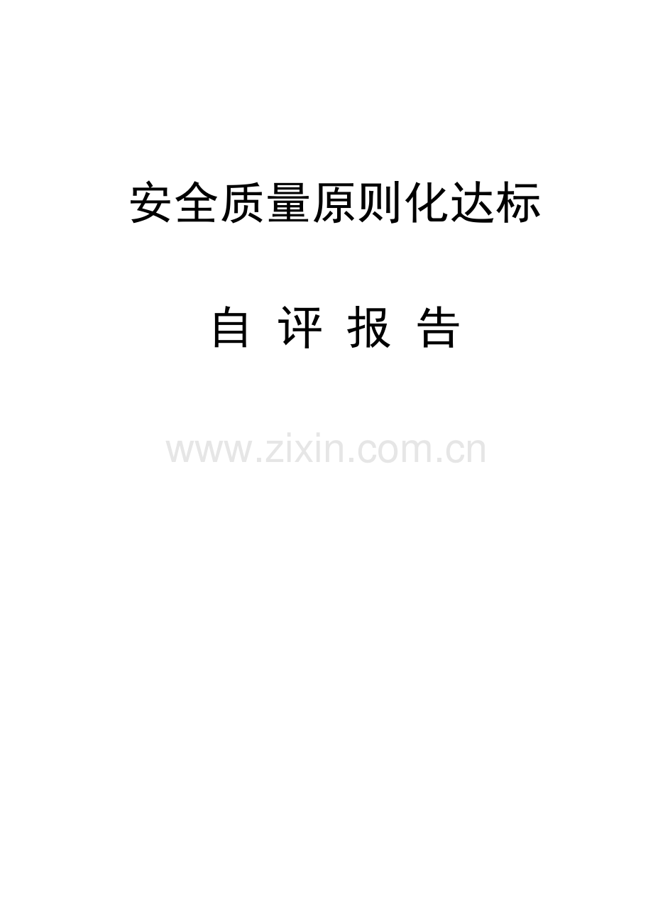 安全质量标准化达标自评报告.doc_第1页