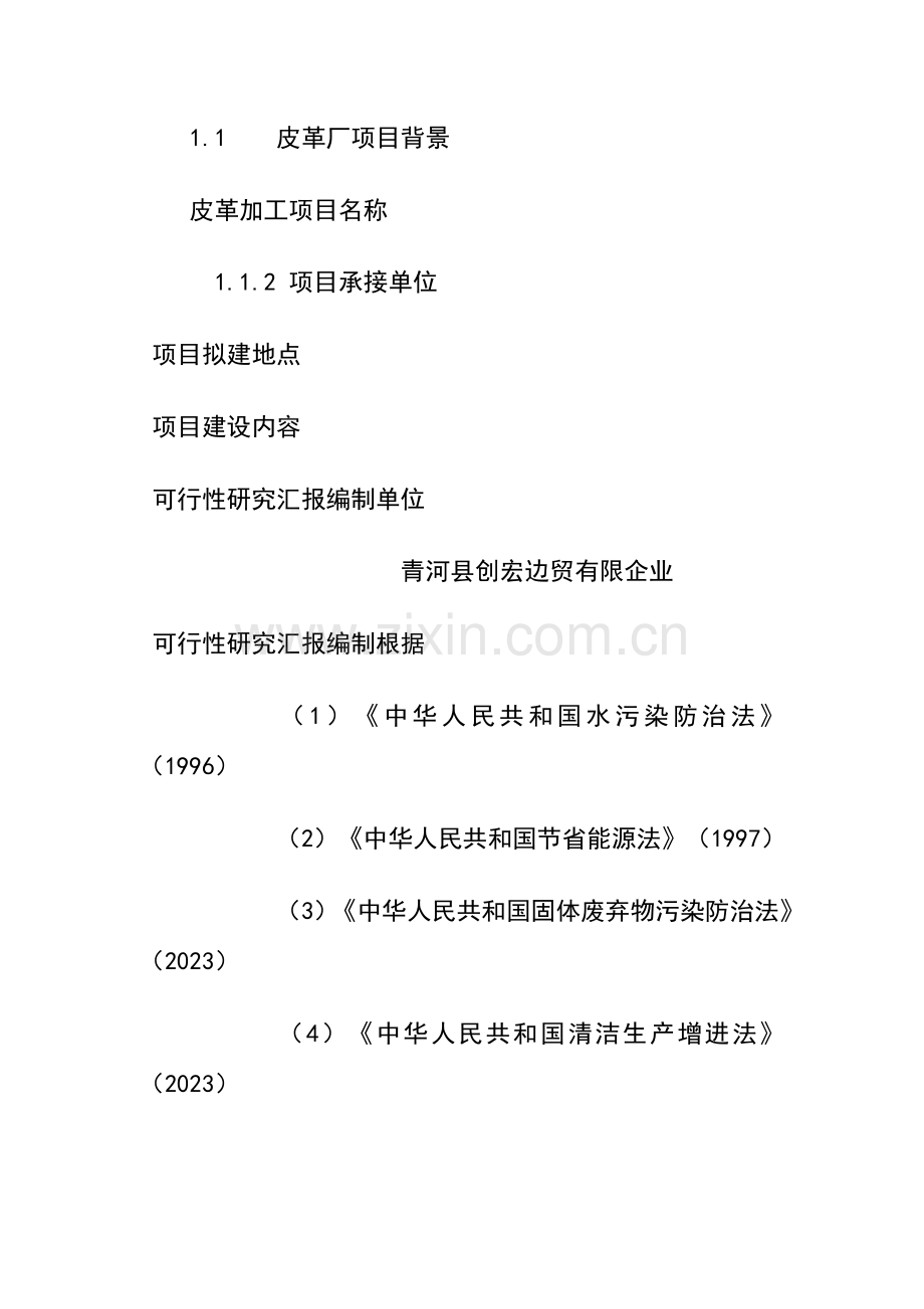 皮革加工可行性研究报告.doc_第2页