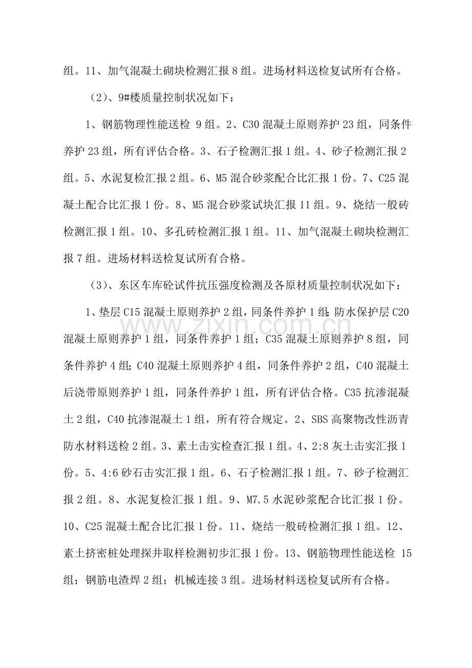 楼楼东区车库主体验收自评报告.doc_第3页