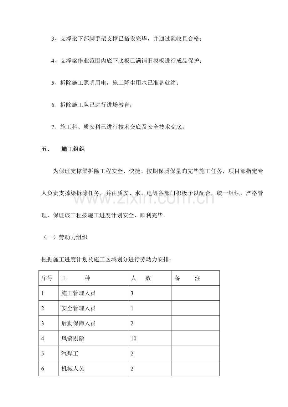 混凝土支撑梁拆除施工方案.doc_第2页