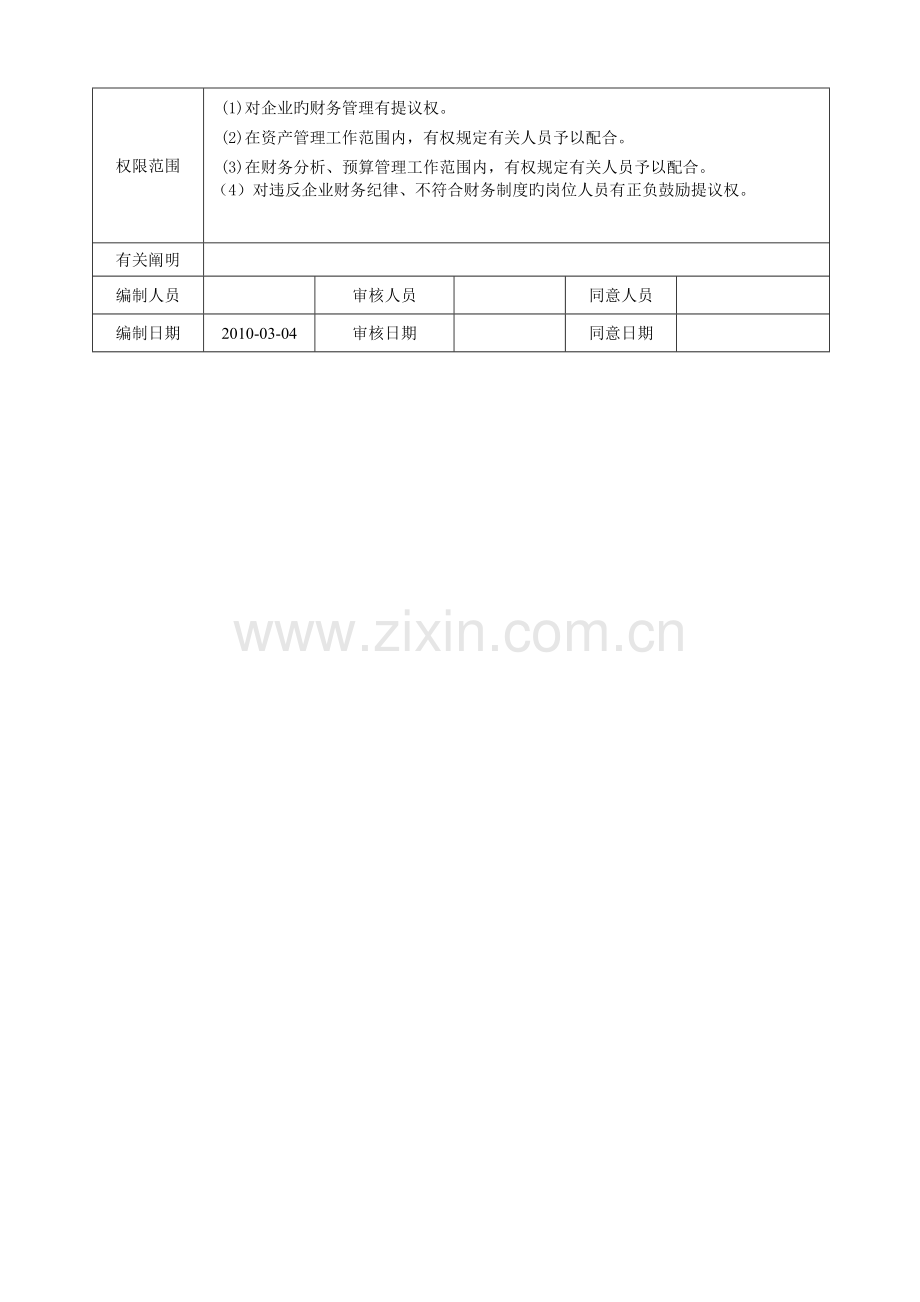 财务岗位职责说明.doc_第2页