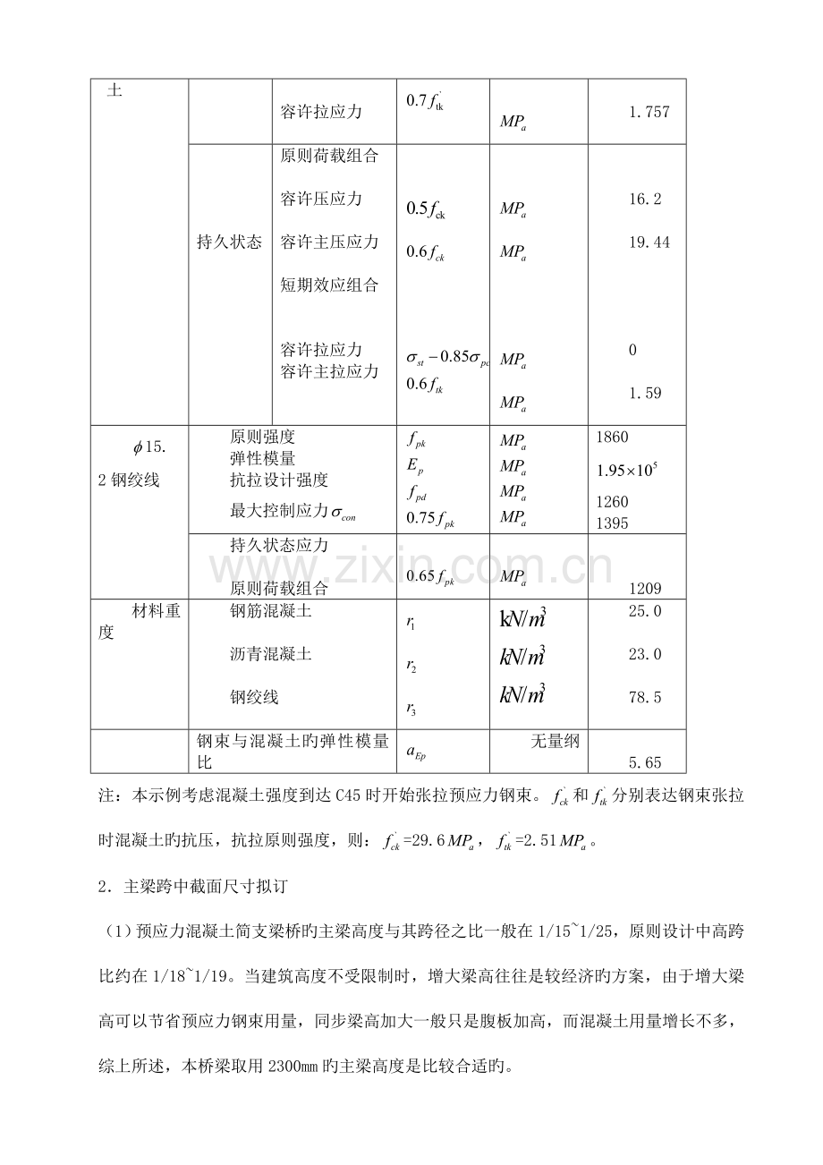 预应力混凝土简支形梁桥计算书毕业设计的福音.doc_第3页