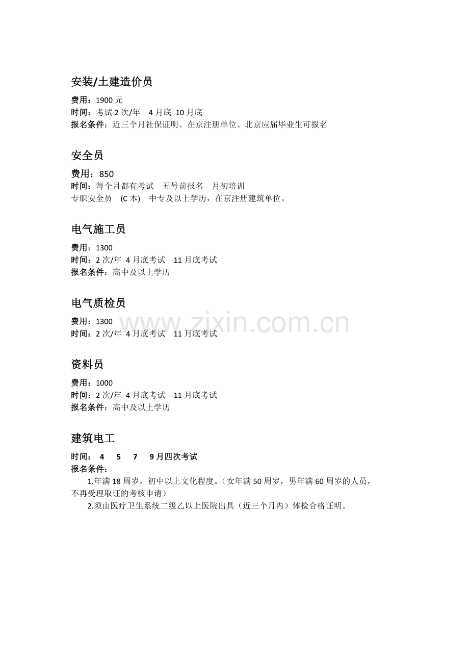 弱电工程师需要的资质证书.docx_第3页