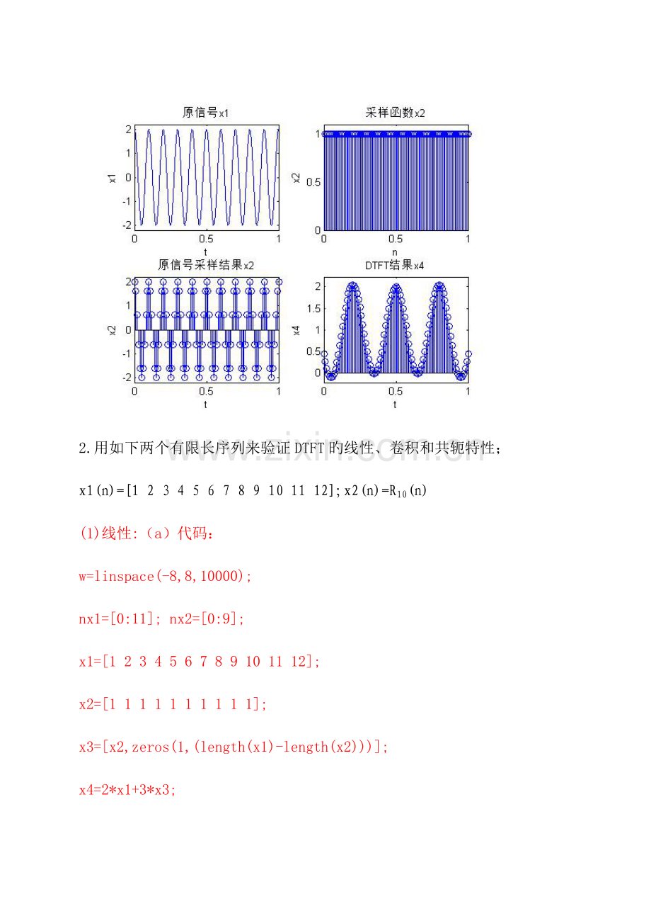 2023年MAtlab傅里叶变换实验报告新编.doc_第3页