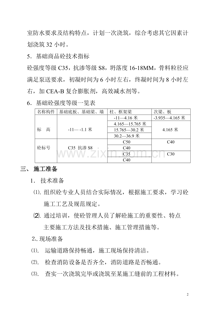 节能锅炉厂砼施工方案.doc_第2页