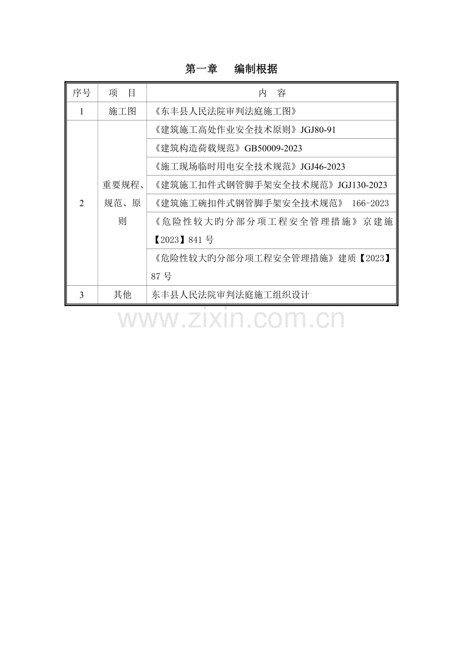 办公楼天井米以上模板专项施工方案.doc_第3页