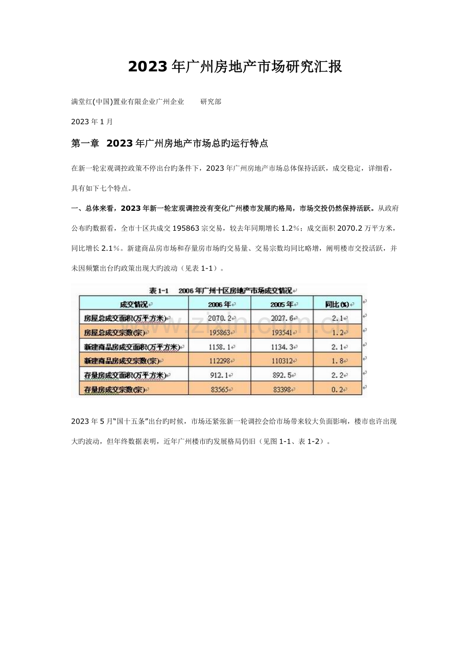 广州房地产市场研究报告.doc_第1页