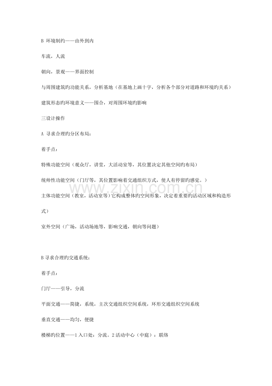 建筑快题设计应试和技巧整理分析.doc_第3页