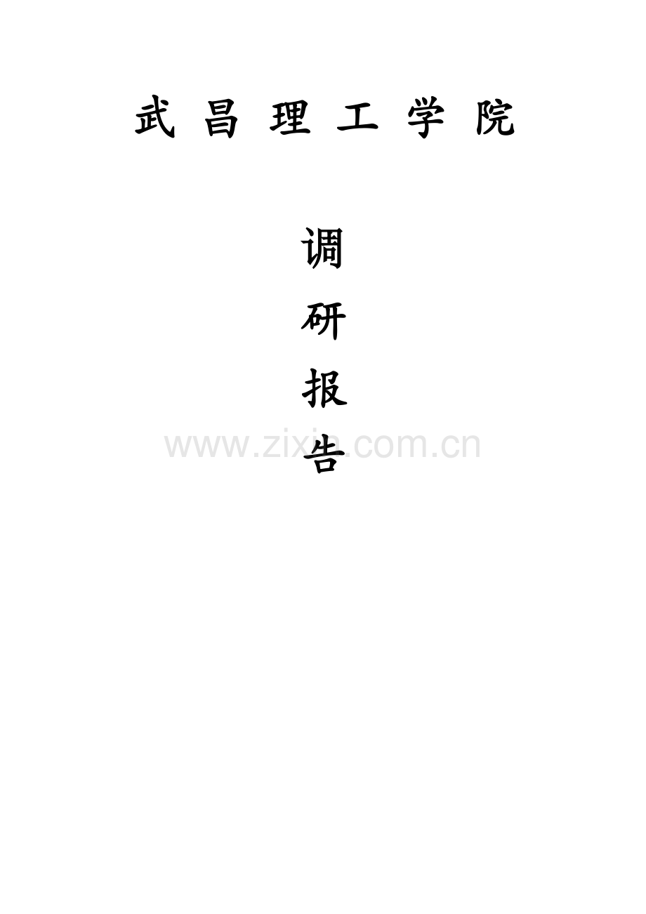 医院调研报告.docx_第1页