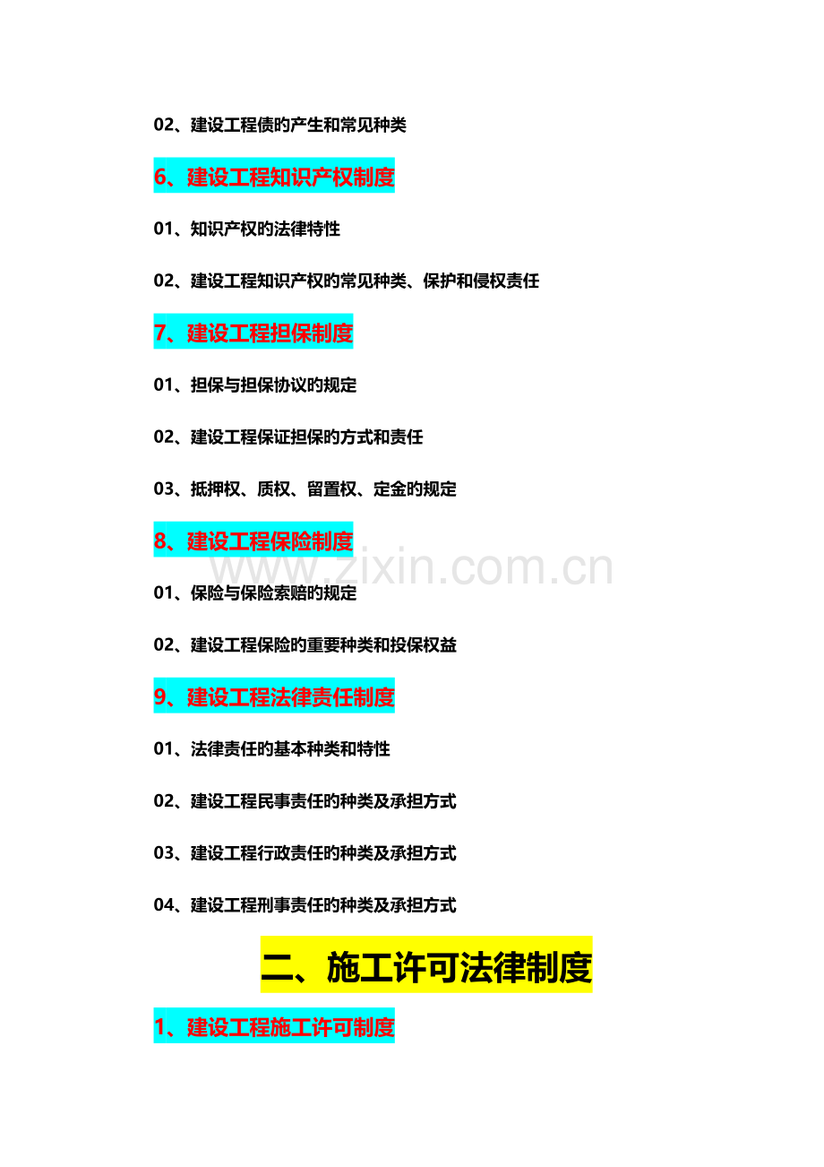 2023年二级建造师建设工程法规及相关知识大纲.docx_第2页