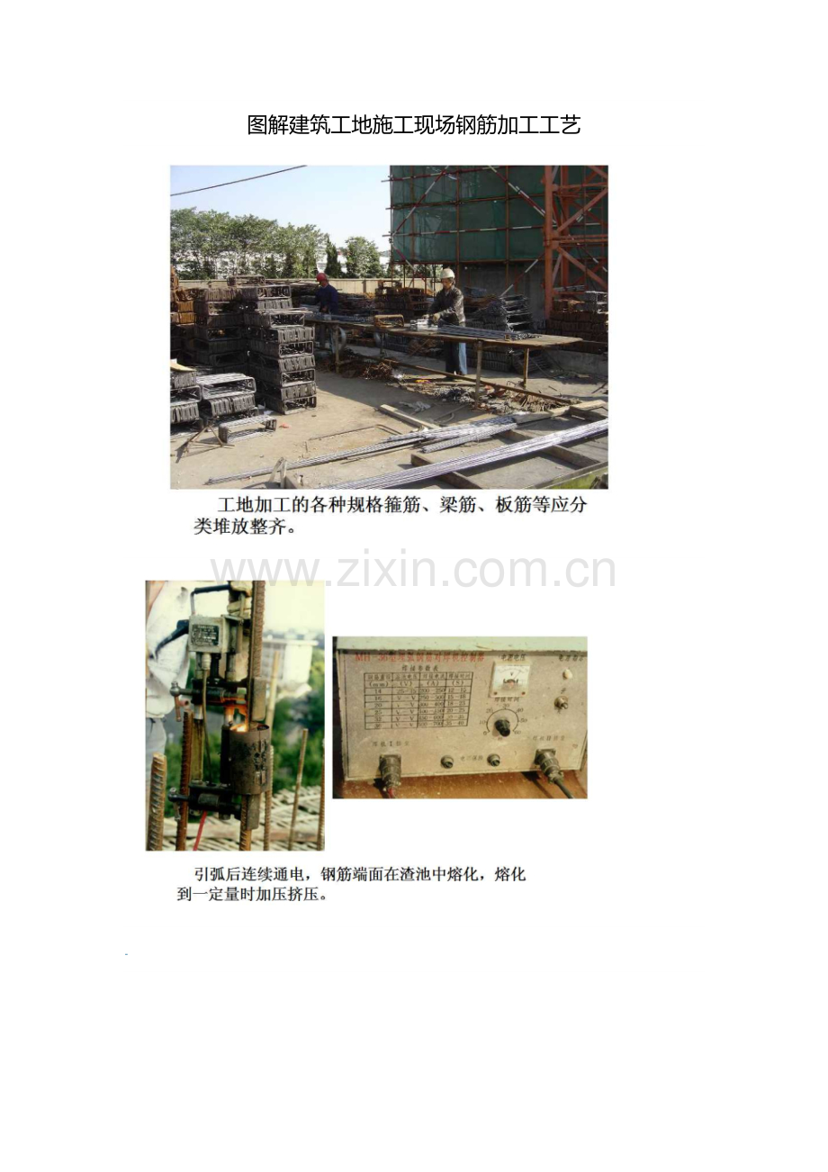 图解建筑工地施工现场钢筋加工工艺.docx_第1页