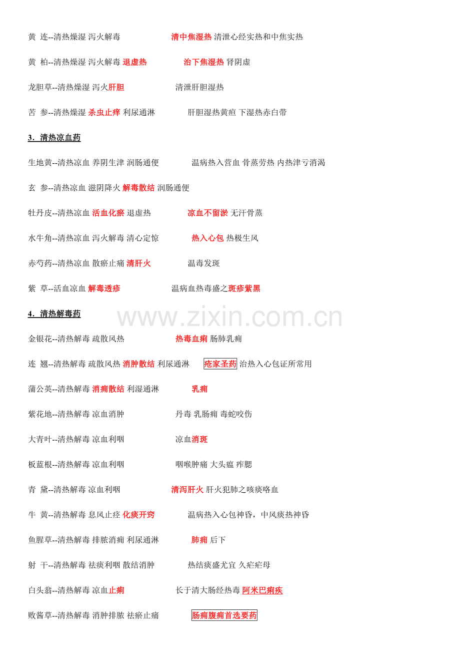 2023年中药学笔记整理之完整版.doc_第3页