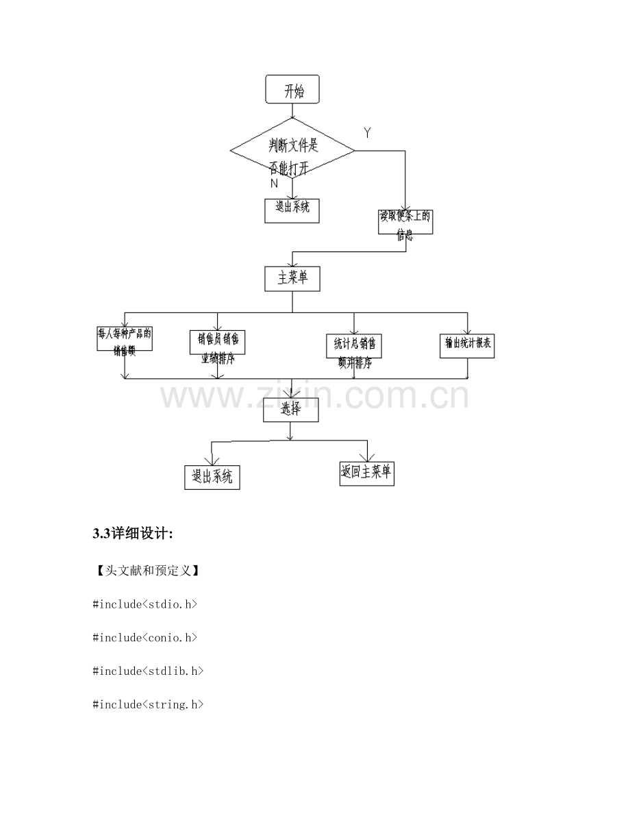 C语言课程设计销售管理系统报告.doc_第3页