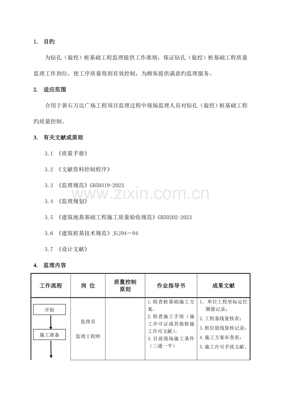 旋挖桩基础工程监理细则.doc_第1页