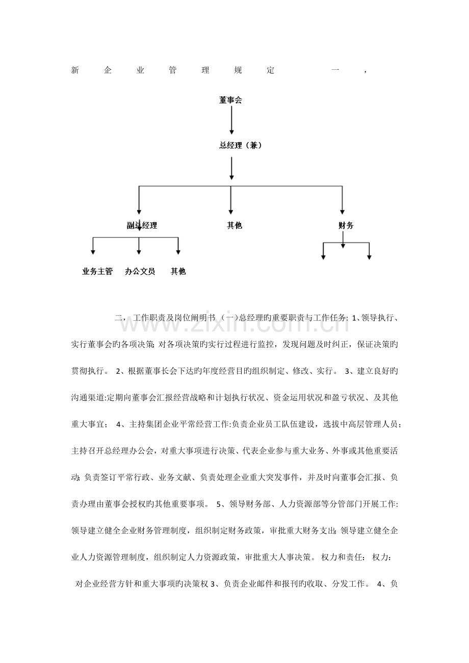 新公司管理规定.docx_第1页