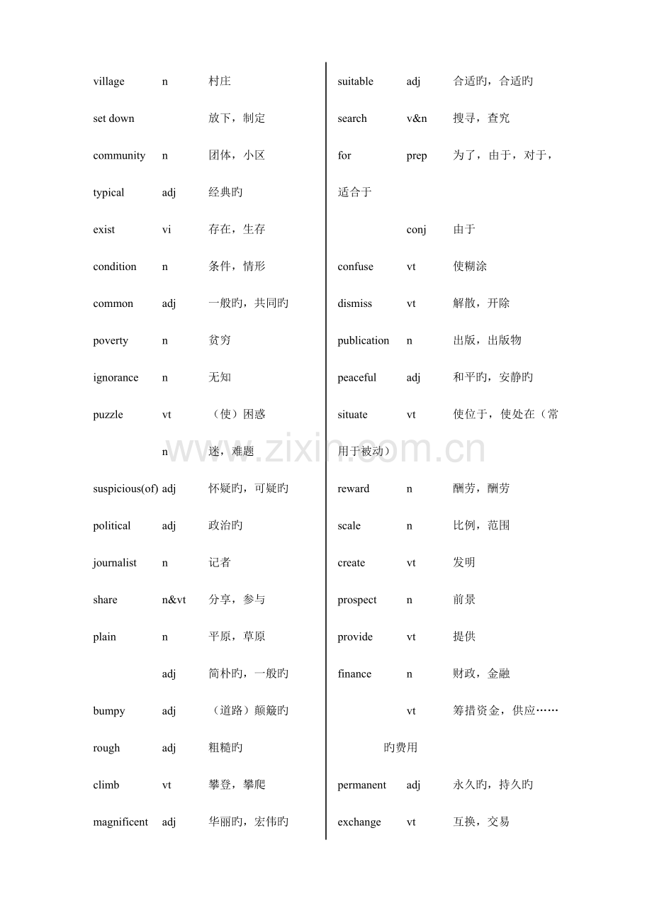 2023年电大开放教育本科学位英语之历年考试词汇考点.doc_第2页