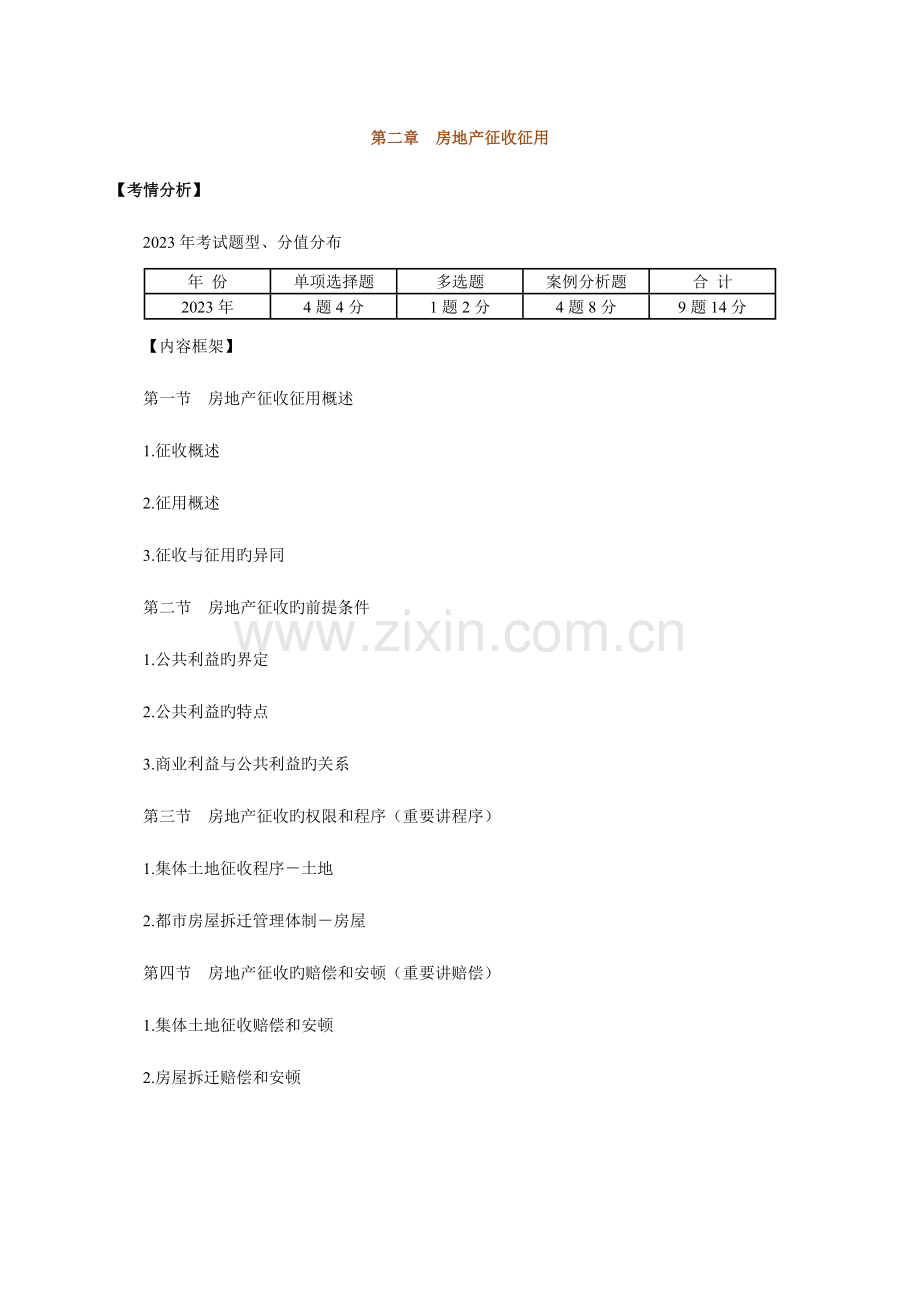 2023年中级经济师房地产专业知识学习讲义.doc_第1页