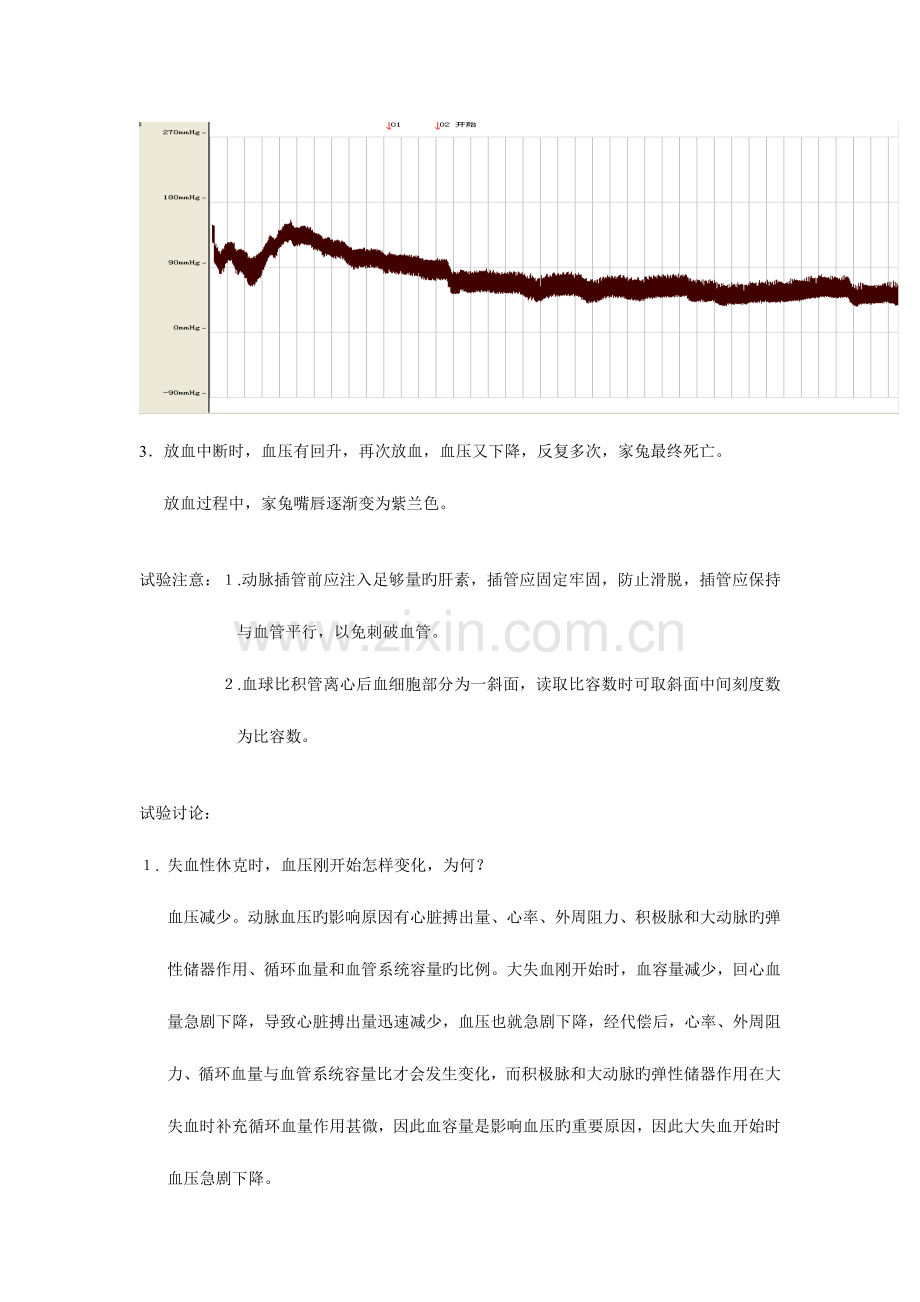 2023年失血性休克实验报告失血性休克实验.doc_第3页