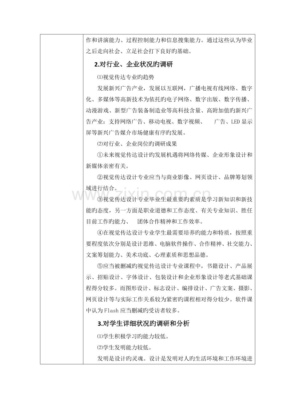 视觉传达设计专业人才培养方案制订说明.doc_第2页