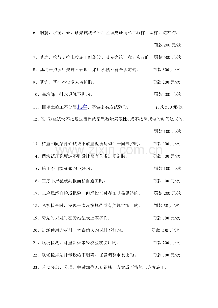 工程现场管理处罚规定.doc_第2页