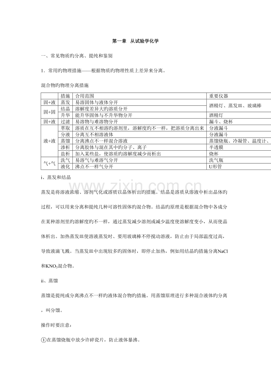 2023年高一化学必修知识点综合总结.doc_第1页