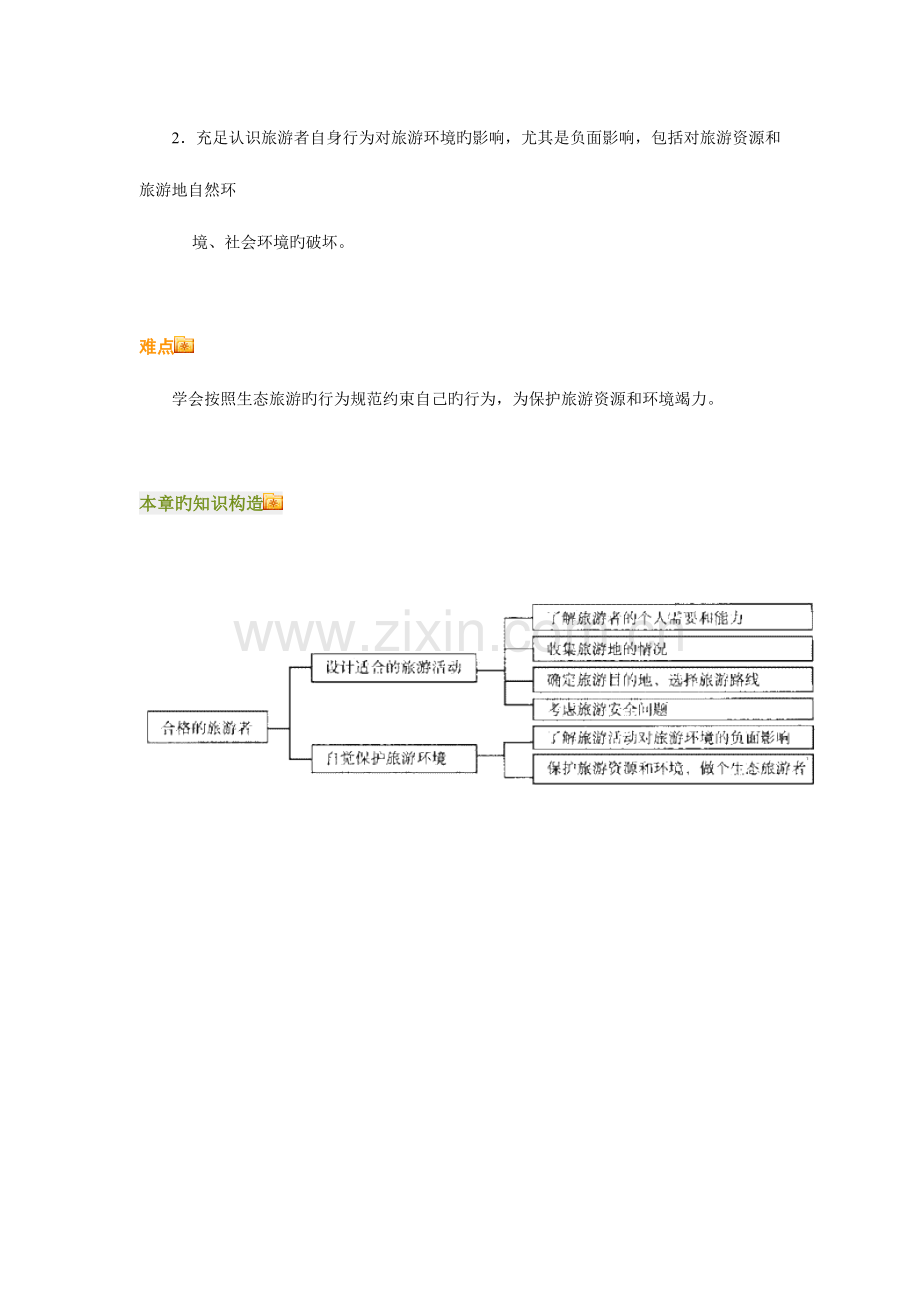 2023年做一个合格的现代游客知识点分析.doc_第2页