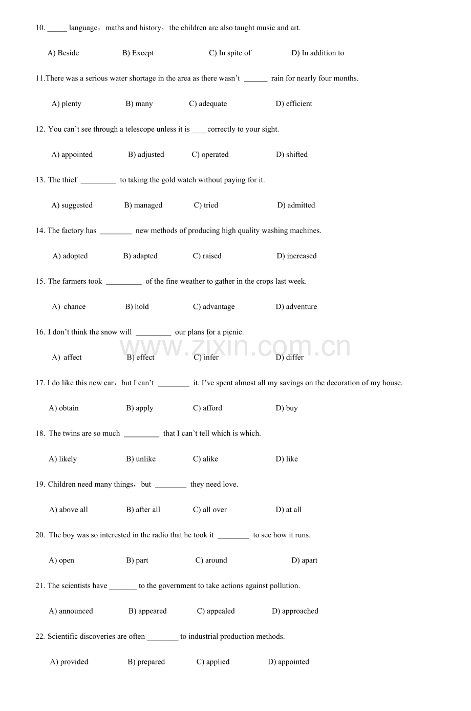 2023年大学英语三级词汇专项练习.doc_第2页