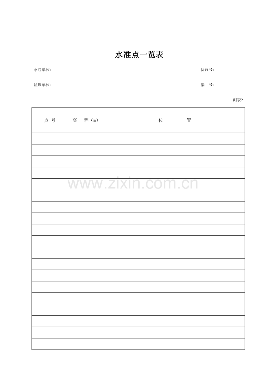 2023年水准测量记录表全套.doc_第3页