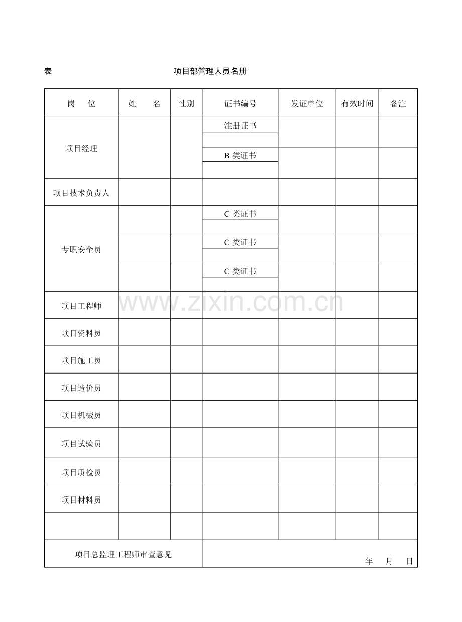 2023年建筑施工企业全套表格记录.docx_第3页