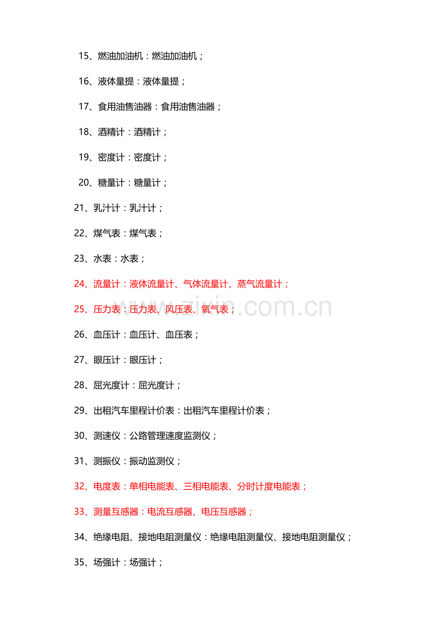 强制检定的计量器具名录及相关规定.doc_第2页