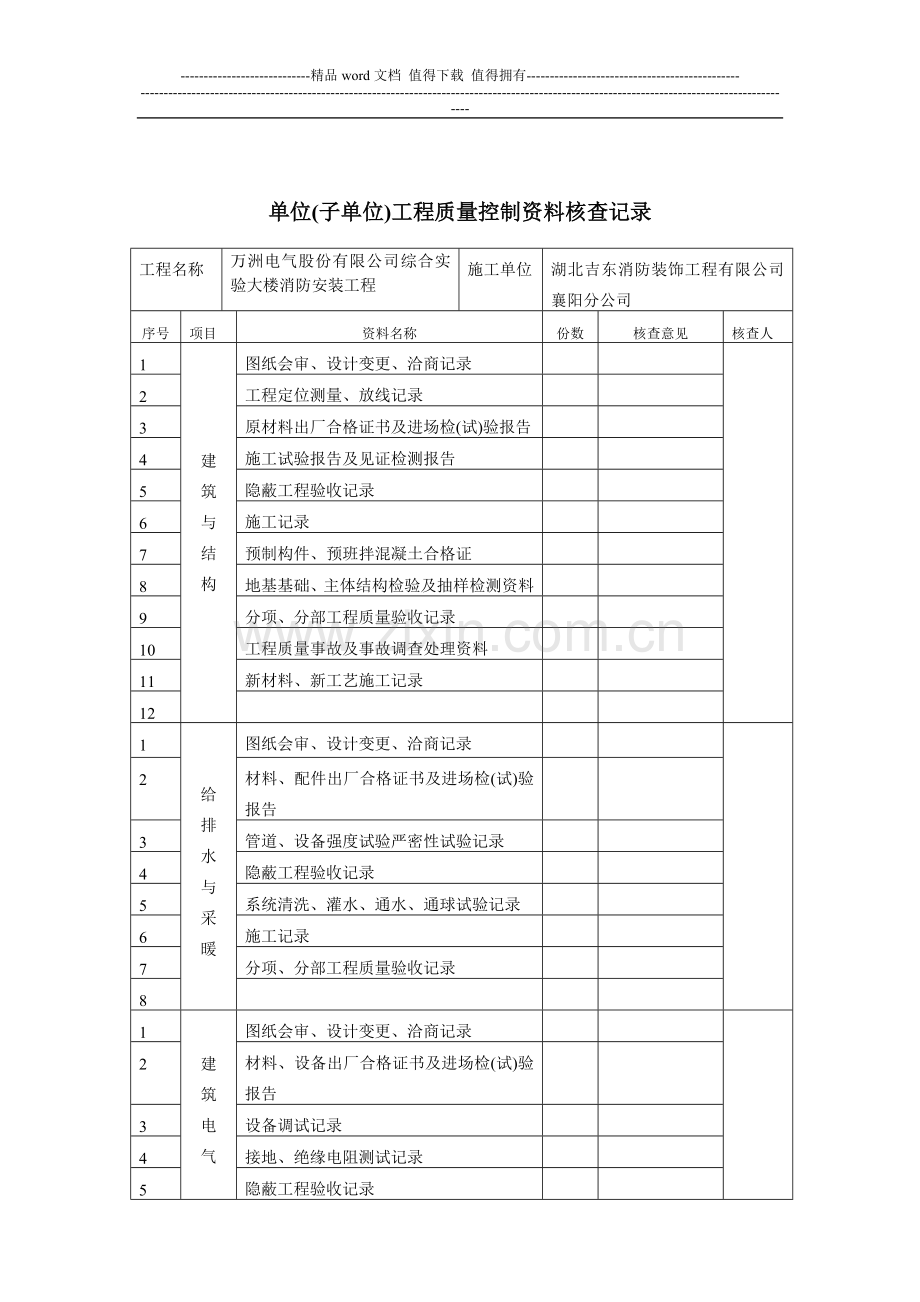 Ⅲ建筑工程施工质量验收评定资料部分下.doc_第2页