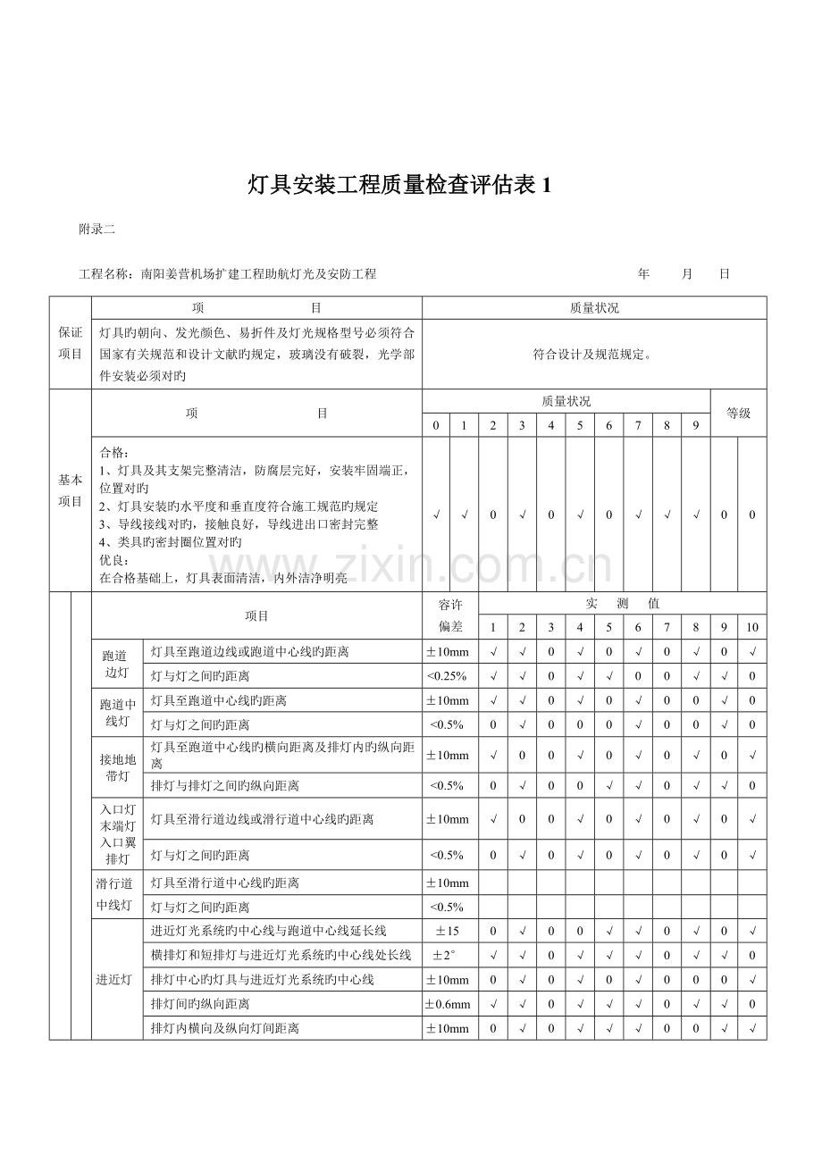 南阳机场竣工验收表格.doc_第2页