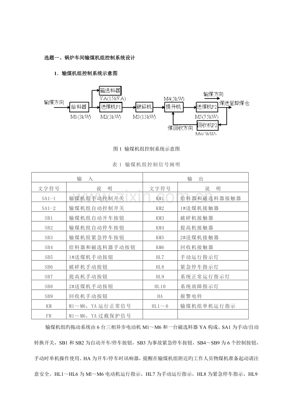 PLC课程设计题目.doc_第2页