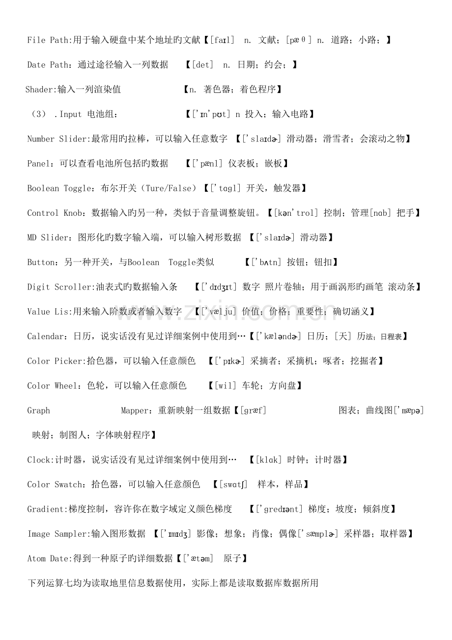 2023年Grasshopper学习手册笔记含英文注解.doc_第3页