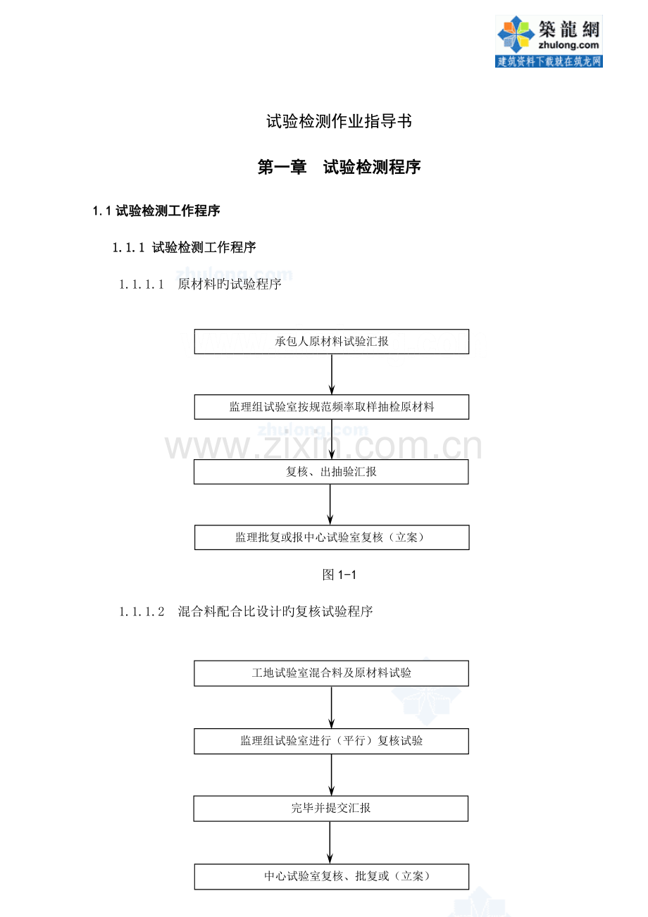 公路工程试验室试验检测作业指导书.doc_第1页