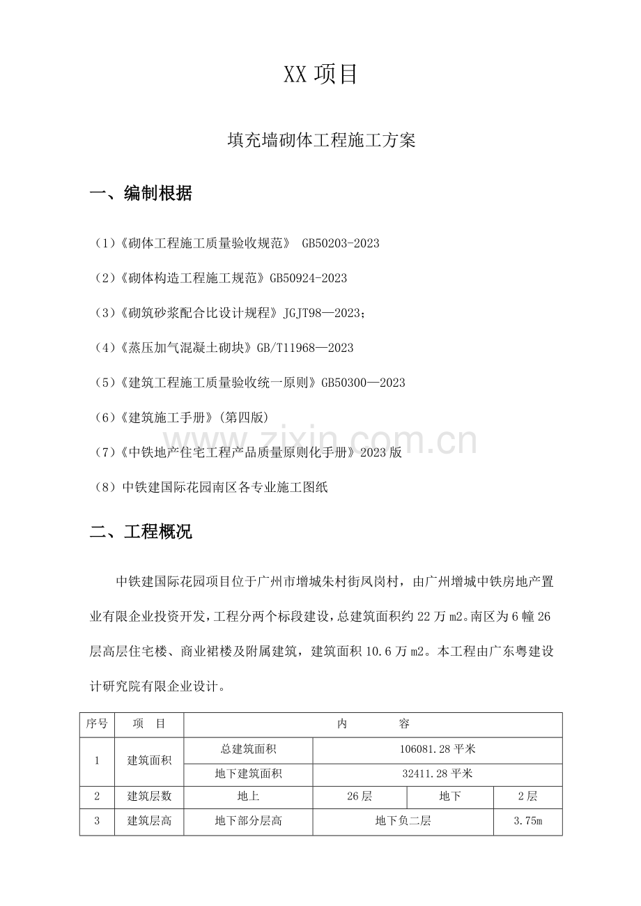 广州剪力墙结构高层住宅楼填充墙砌体工程施工方案墙体植筋附图.doc_第3页