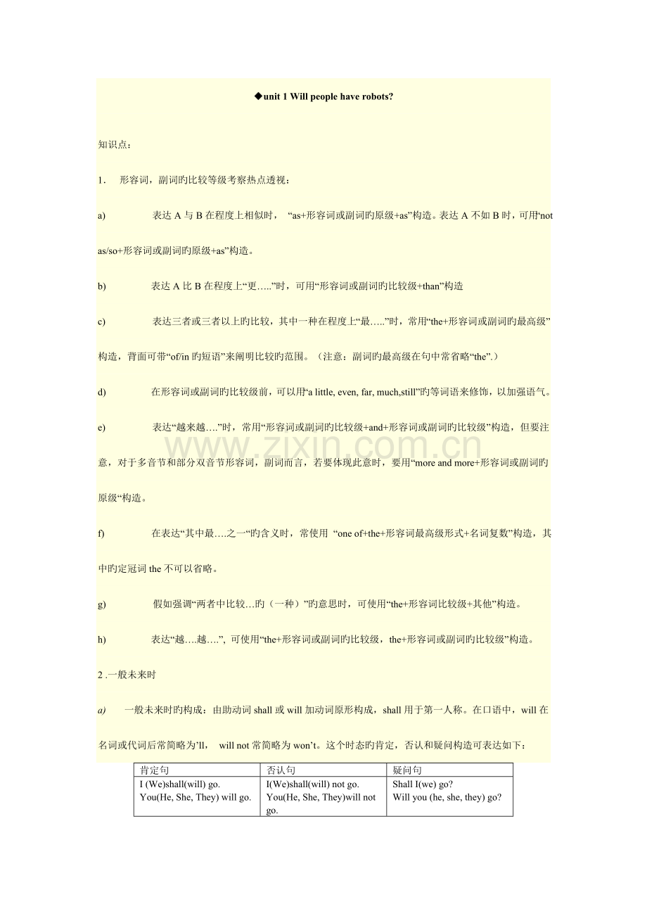 2023年新目标八年级下册英语各单元知识点总结.doc_第1页