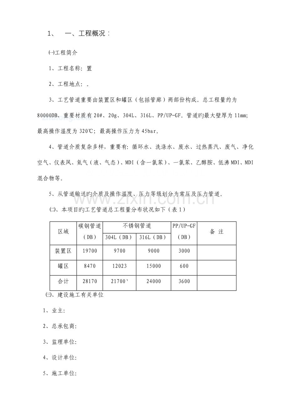 工厂工艺管道施工方案.doc_第1页