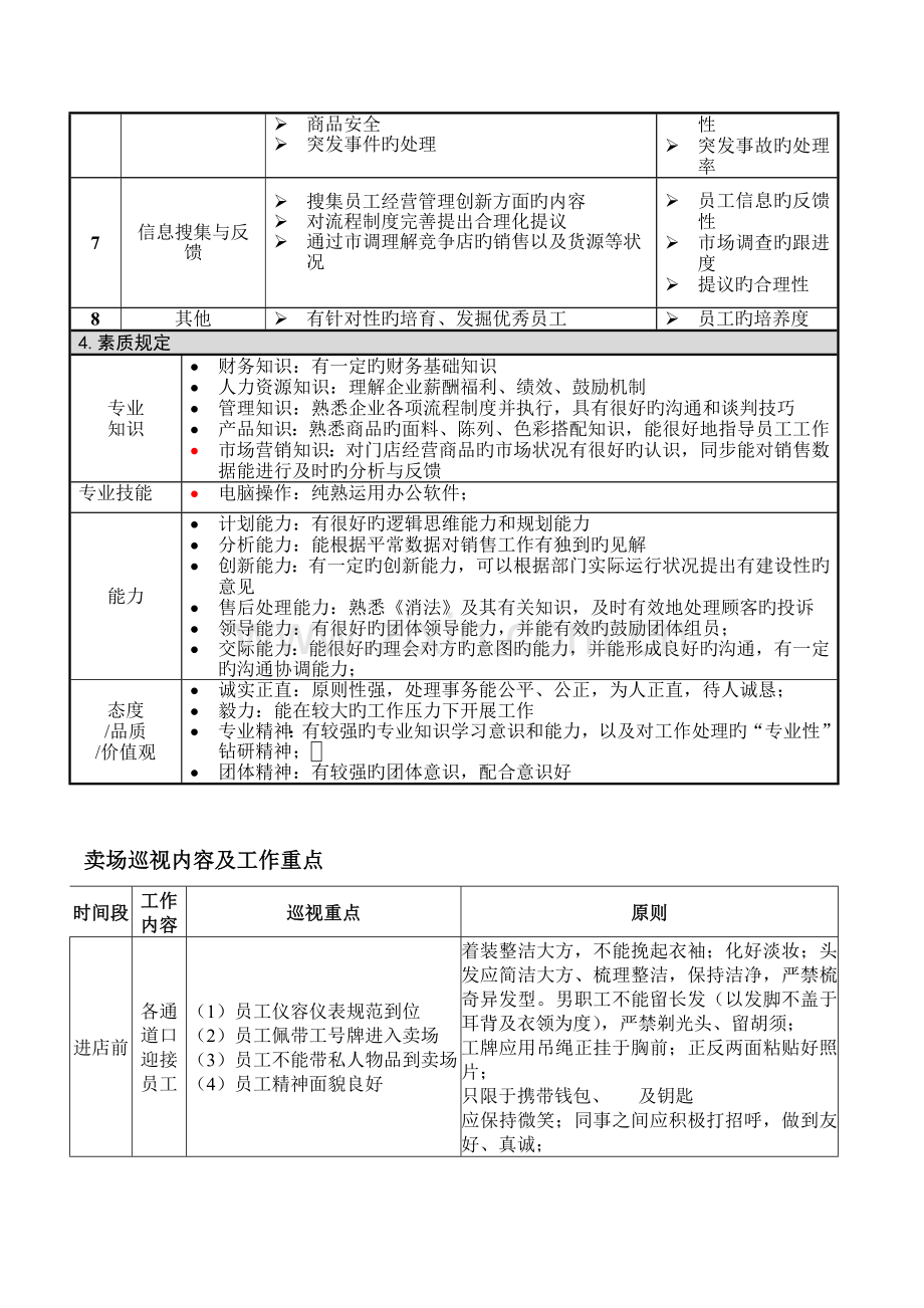 楼层主管岗位职责及日工作重点.doc_第2页