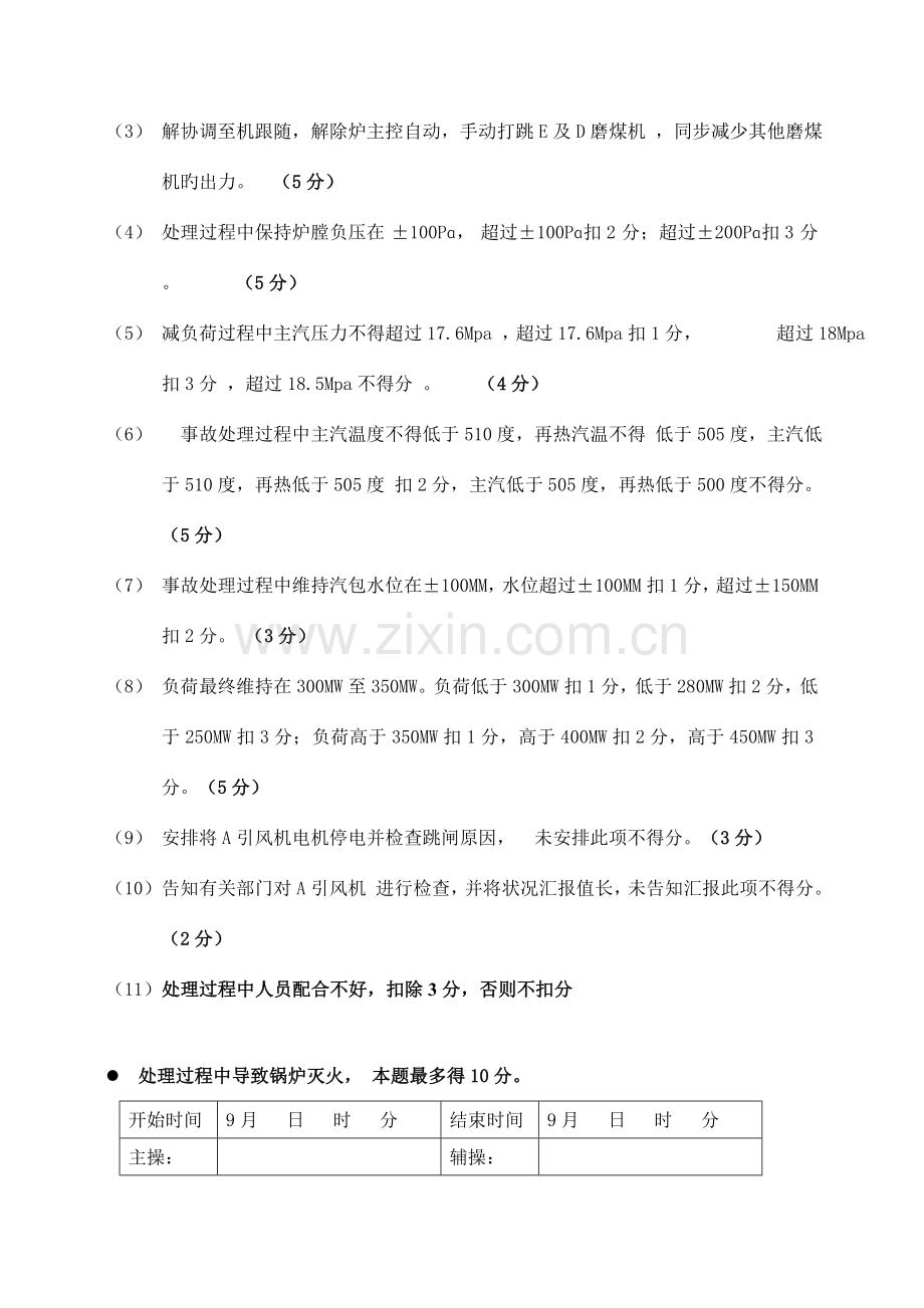 2023年仿真机故障评分标准标准值班员竞赛培训内容.doc_第2页