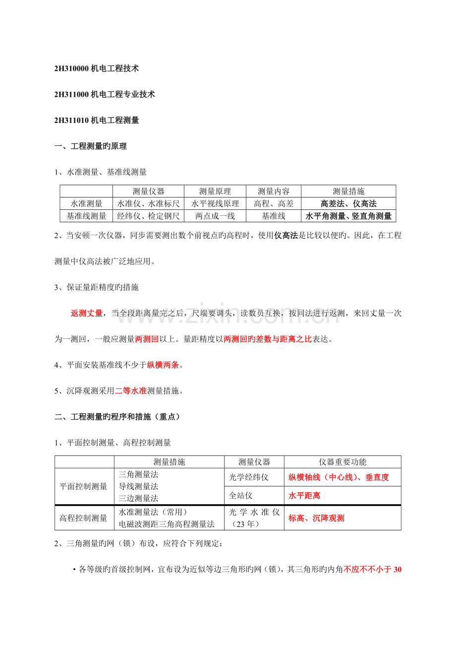 2023年二级建造师机电实务讲义复习.doc_第1页