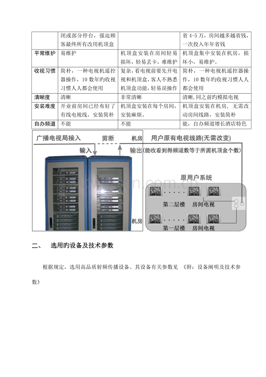 宾馆酒店数字电视改造系统设计方案.doc_第3页