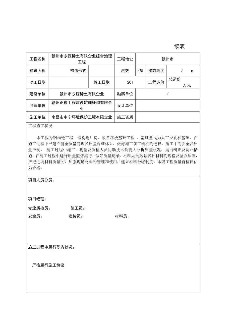 施工单位工程质量施工竣工报告.doc_第3页