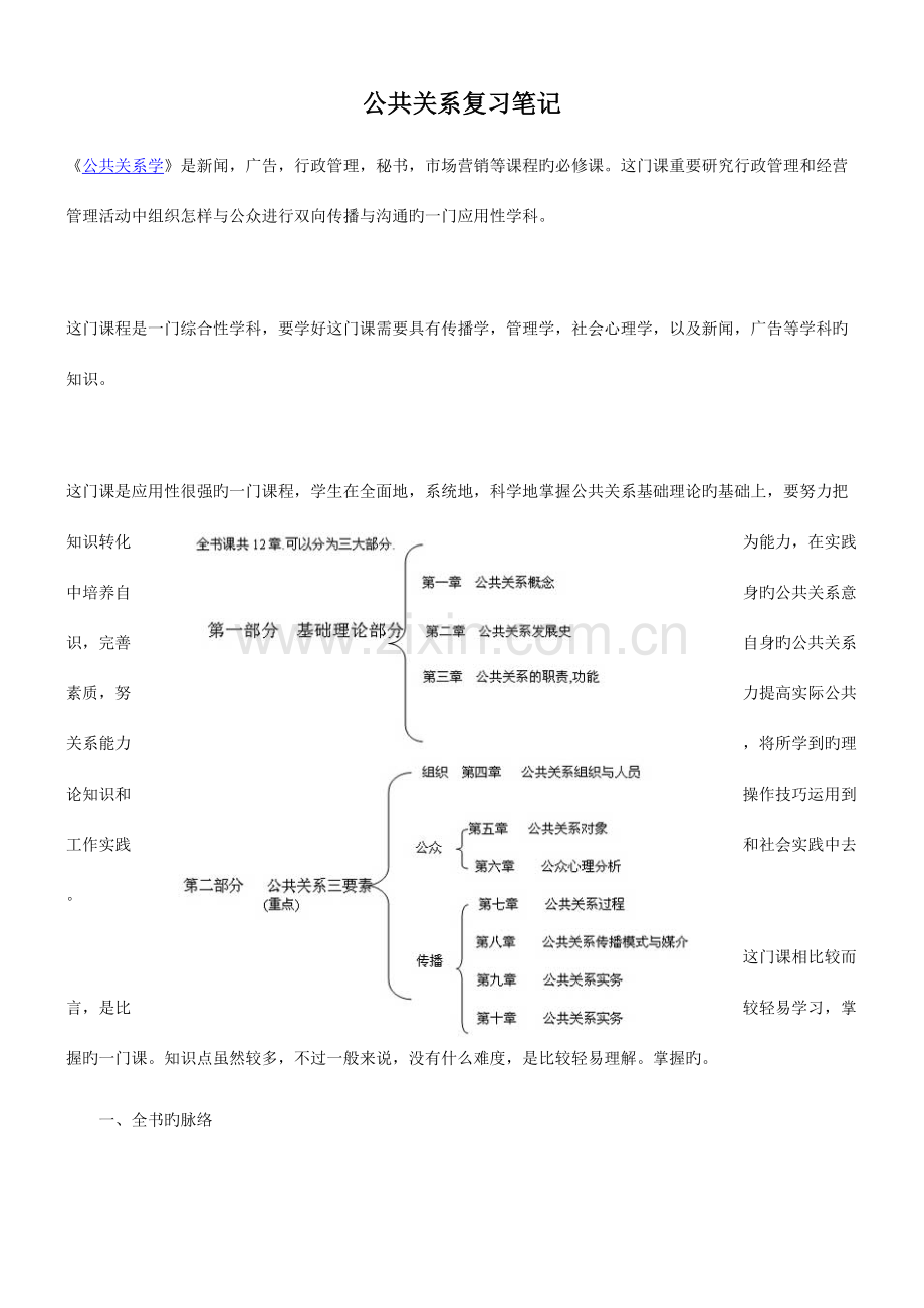 2023年公共关系复习笔记.doc_第1页