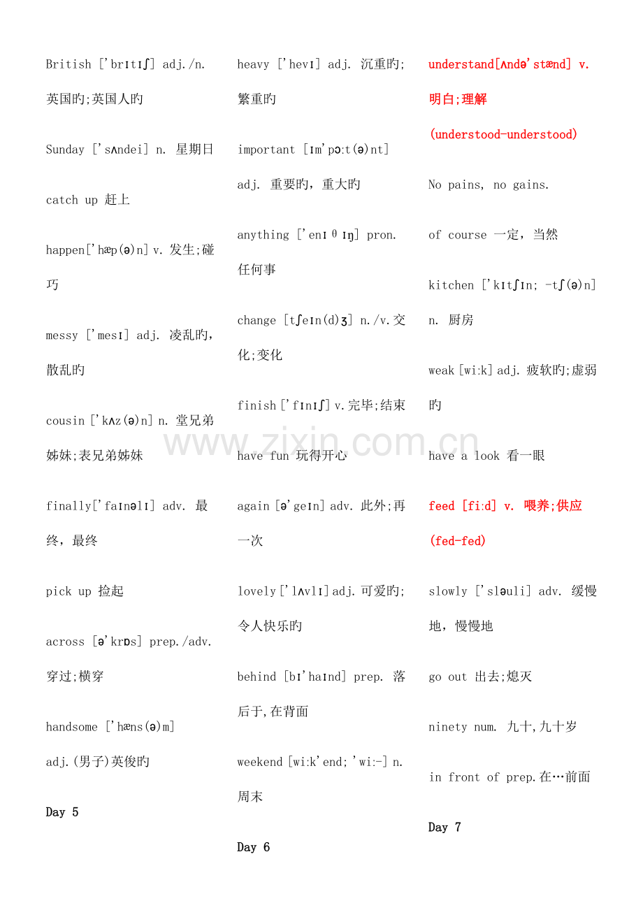 2023年小升初英语高频词汇表.docx_第2页